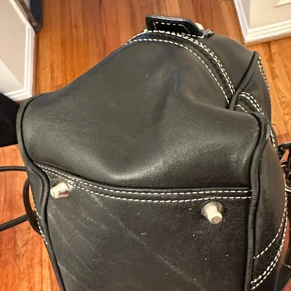 Coach SoHo Black Leather Shoulder Bag Y2K vintage - Picture 14 of 14